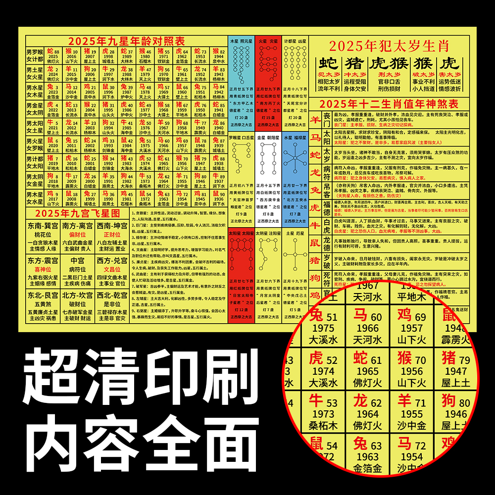 揭秘2025年生肖表圖，洞悉未來運勢走向，揭秘未來生肖運勢，2025年生肖表圖洞悉運勢走向